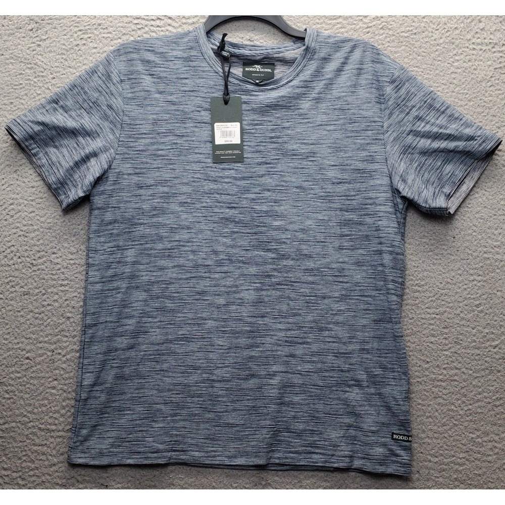 Rodd & Gunn T-Shirt Mens Medium Multi Space Dye Short-Sleeve Crew Neck Pullover